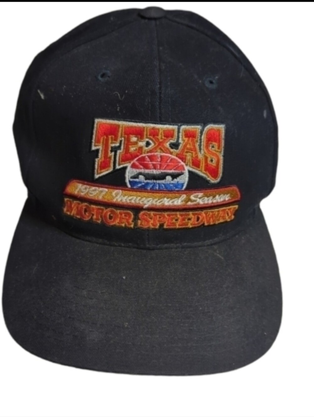 Vtg Nascar Rare 1997 Texas Motor Speedway racing snap back 6 Panel Trucket cap